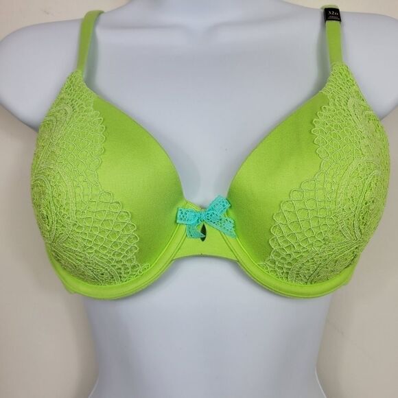 NWT Victoria's Secret Body Bra. Green 32D - Picture 3 of 11